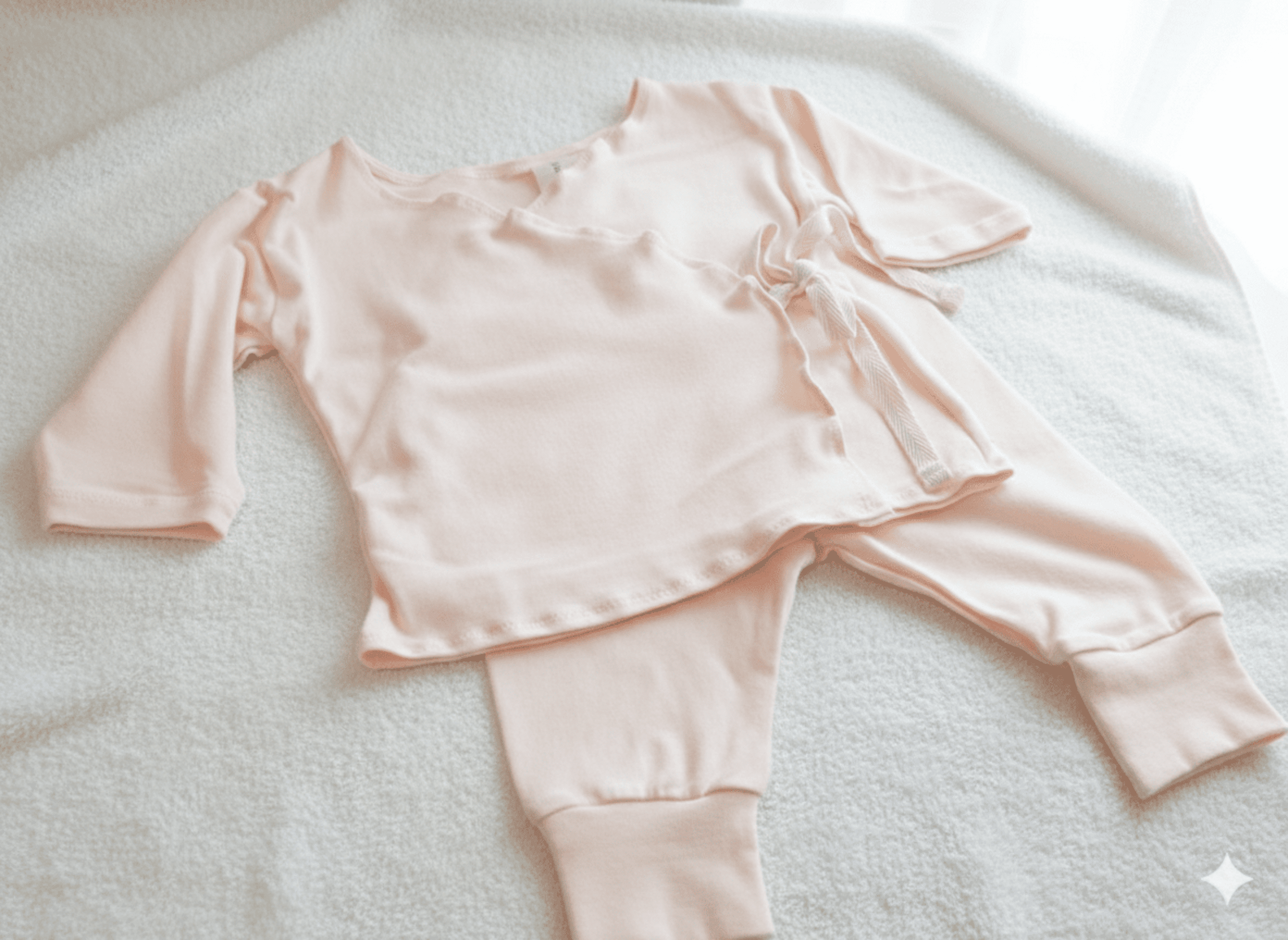 Conjunto primera puesta rosa claro - 2